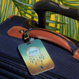 Mystical Chic Personalised Dreamcatcher Luggage Tag