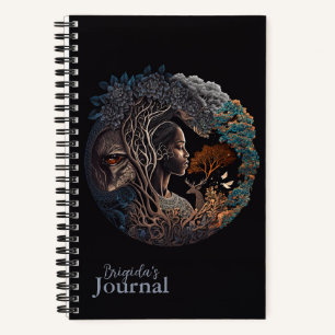 Mystical Connecting to Nature Colourful Journal
