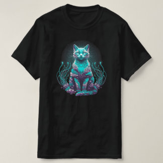 Mystical Coral Cat | BLACK ONLY T-Shirt