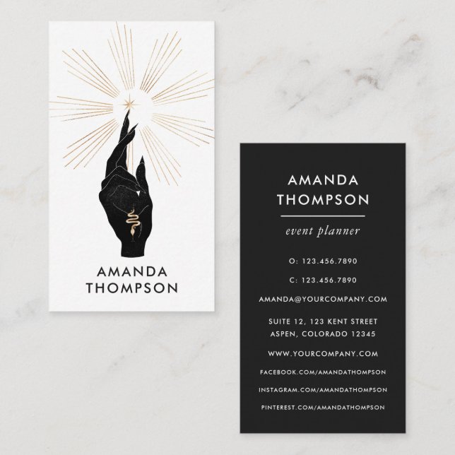 Mystical Cosmic Business Card (Front/Back)