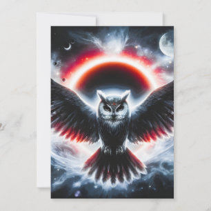 Mystical Cosmic Celestial Owl Announcement