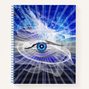 Mystical Cosmic Eye Theme Notebook
