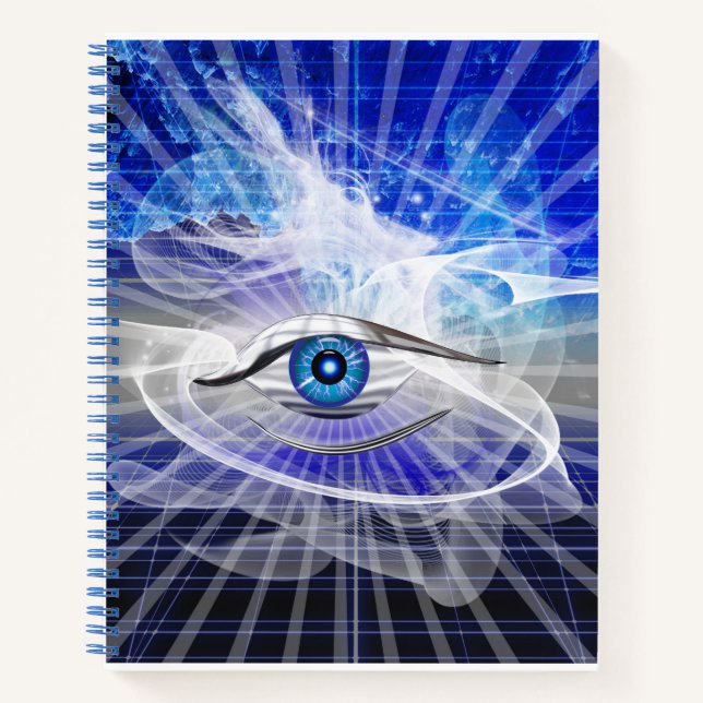 Mystical Cosmic Eye Theme Notebook (Front)
