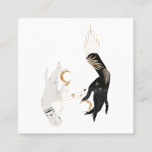 Mystical Cosmic Square Business Card