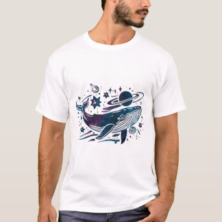 Mystical Cosmic Whale T-Shirt