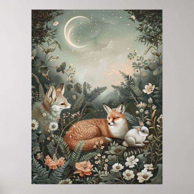Mystical Cottagecore | Whimsical Nature Poster (Front)