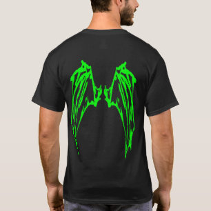 Mystical Creatures 1 Wings-Light Green Outline T-Shirt
