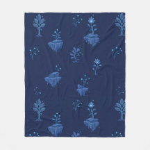Mystical Cyberpunk Botanical Elements in Midnight