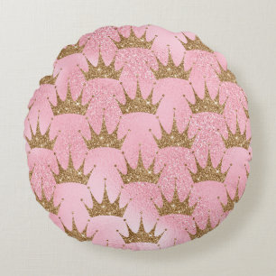 Mystical Dark Mermaid Scales & Ocean Trident illow Round Cushion