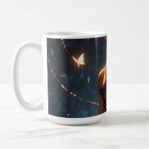 Mystical Deer Girl Mug - Fantasy Anime Woman