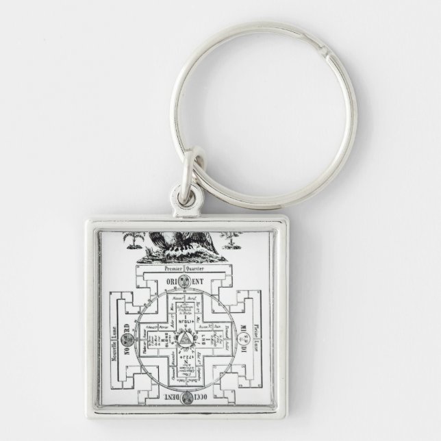 Mystical diagram of Solomon's Key Ring (Front)
