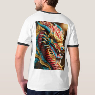 Mystical Dragon Emboss T-Shirt