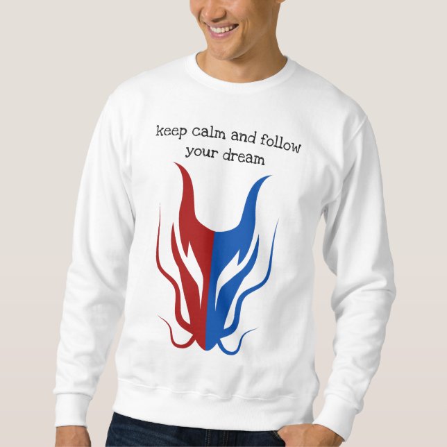 Mystical Dragoon Fantasy Warrior Sweatshirt (Front)