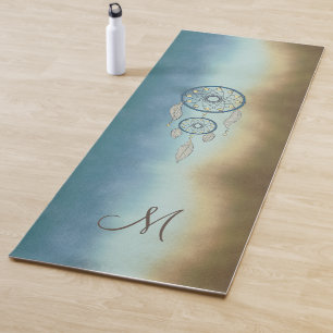 Mystical Dream Catcher Monogram Yoga Mat