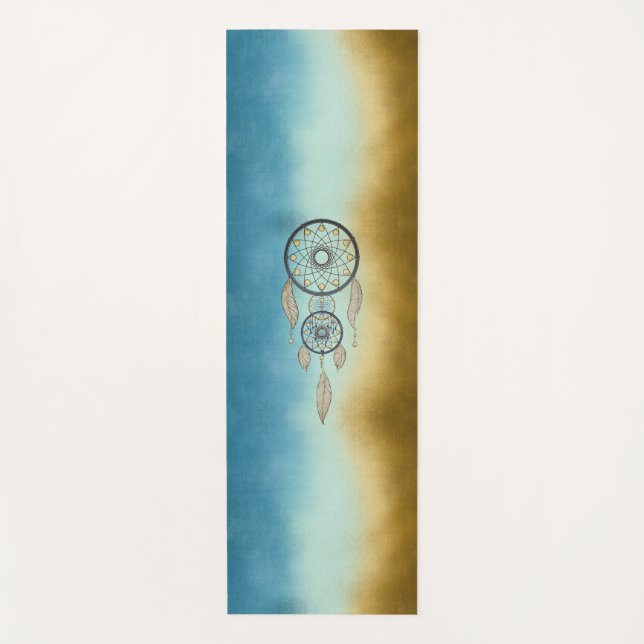  Mystical Dream Catcher Yoga Mat (Front)
