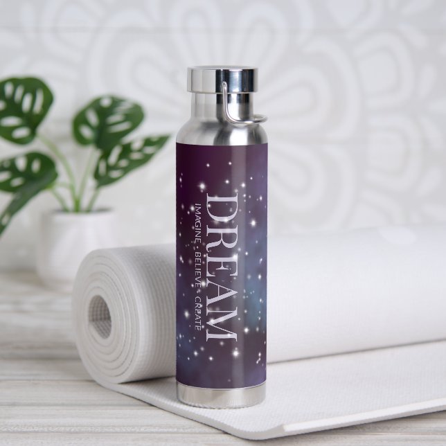 Mystical Dream Dusty Violet Water Bottle (Yoga)