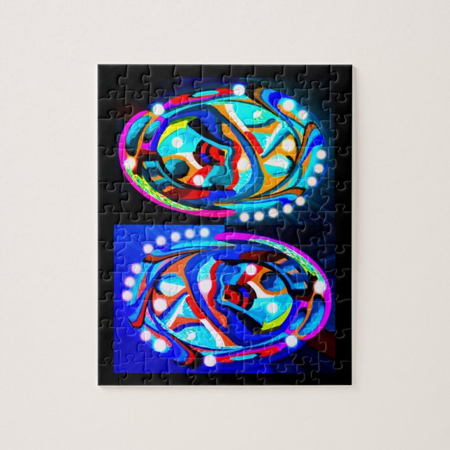 Mystical eggs art jigsaw puzzle (Vertical)