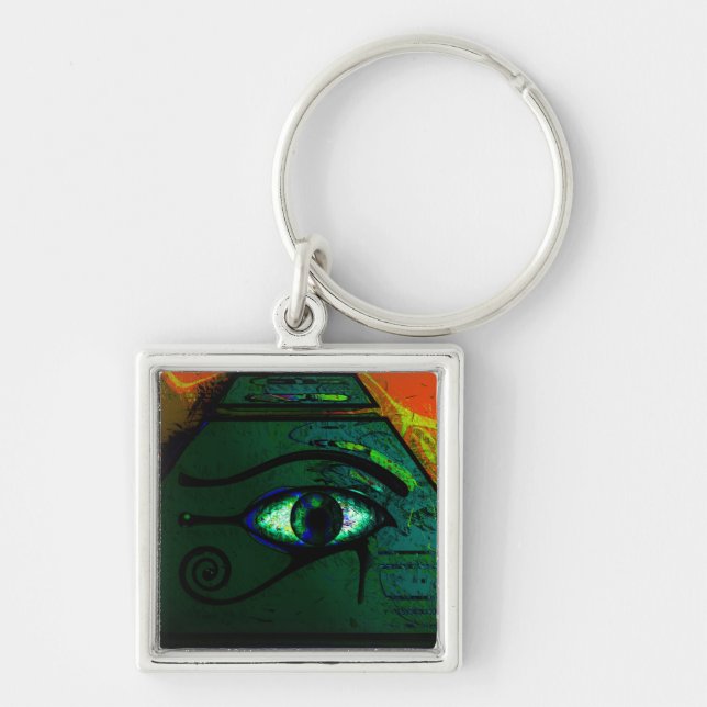 Mystical Egyptian Eye of Horus Key Ring (Front)