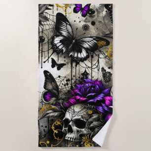 Mystical Elegance: Customizable Art Beach Towel