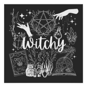 Mystical Enchantment: Witchy Design Delight Poster
