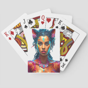 Mystical Enchantress Playing Cards