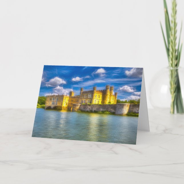 Mystical English Castle Art Card (Front)