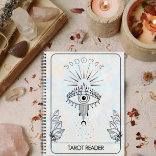 Mystical Evil Eye Celestial Tarot Holographic  Notebook