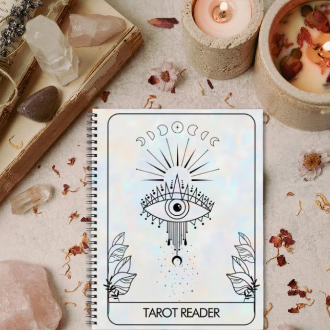 Mystical Evil Eye Celestial Tarot Holographic  Notebook (Mystical Evil Eye Celestial Tarot Holographic Notebook)