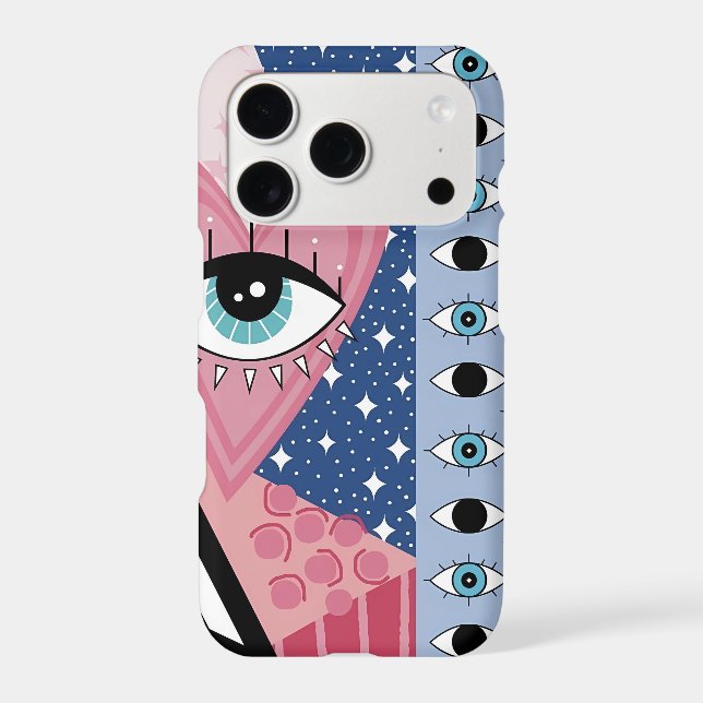 Mystical Evil Eye Heart Pop Art Retro Celestial  (Back)
