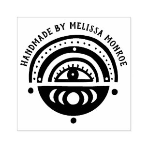 Mystical Eye Boho Handmade by Personalised Custom Rubber Stamp