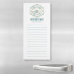 Mystical Eye Magical Vines TO-DO Grocery List Magnetic Notepad<br><div class="desc">Make your shopping lists in style with this customisable grocery shopping or to-do list notepad. Change the text to suit your needs. Keep or delete the lines too. Check my shop for more!</div>