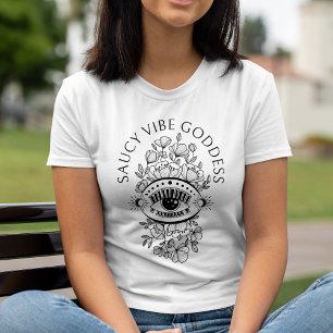 Mystical Eye Saucy Vibe Goddess Witchy Pagan T-Shirt