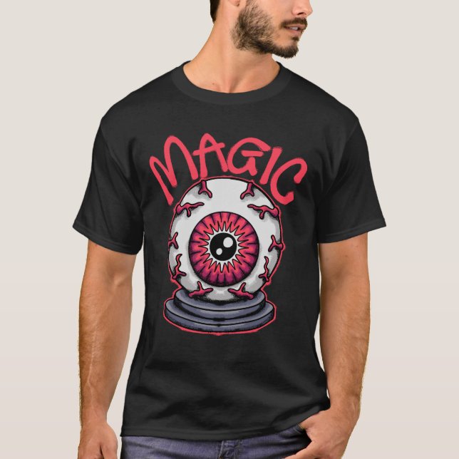 Mystical Eyeball streetwear  T-Shirt (Front)