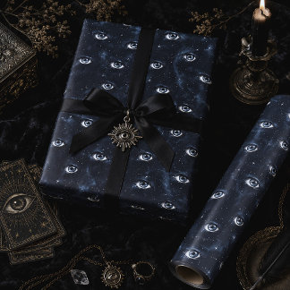 Mystical Eyes Occult Gothic Wrapping Paper