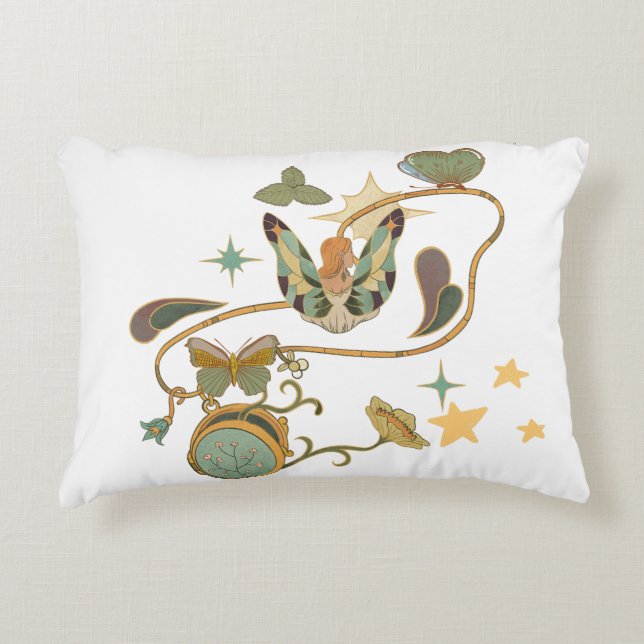 Mystical Fantasy Throw Pillow  (Front)