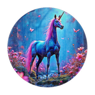 Mystical Fantasy Unicorn Art Cutting Board