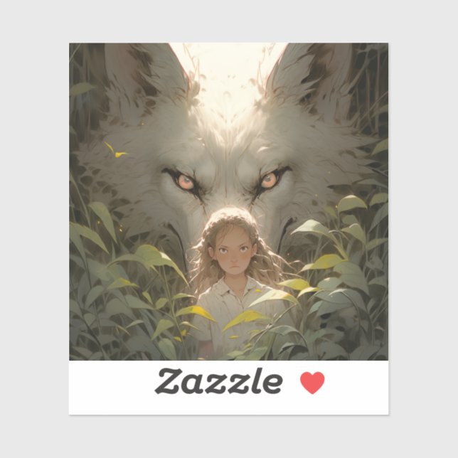 Mystical Fantasy Wolf Guardian Anime (Sheet)