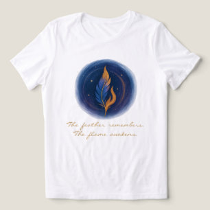Mystical Feather and Flame Tri-Blend Shirt