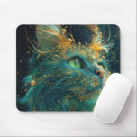 Mystical Feline Mouse Pad<br><div class="desc">Enhance your workspace with the mystical allure of our 'Mystical Feline' mouse pad. This captivating pad, featuring the serene and ethereal image of the cosmic cat set against a starlit background, not only provides a smooth and responsive surface for your mouse but also infuses your desk with an otherworldly charm....</div>