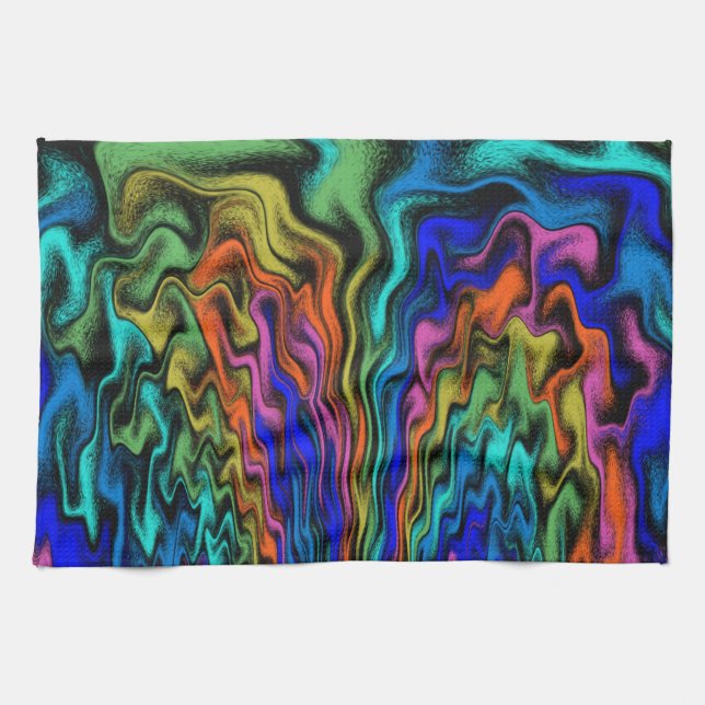 Mystical Flames Tea Towel (Horizontal)