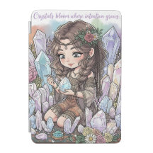 Mystical Flower Child with Quartz
