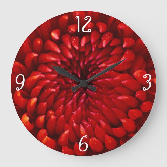 Mystical Flower Large Clock (Front)