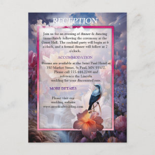 Mystical Flowers of the Supernatural Realm Announcement Postcard