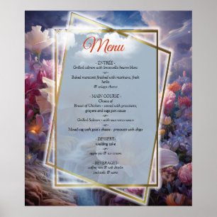 Mystical Flowers of the Supernatural Realm Poster