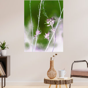 Mystical Forest Bloom – Romantic Flowers & Trees Poster