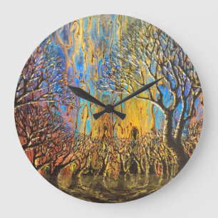 Mystical Forest clock