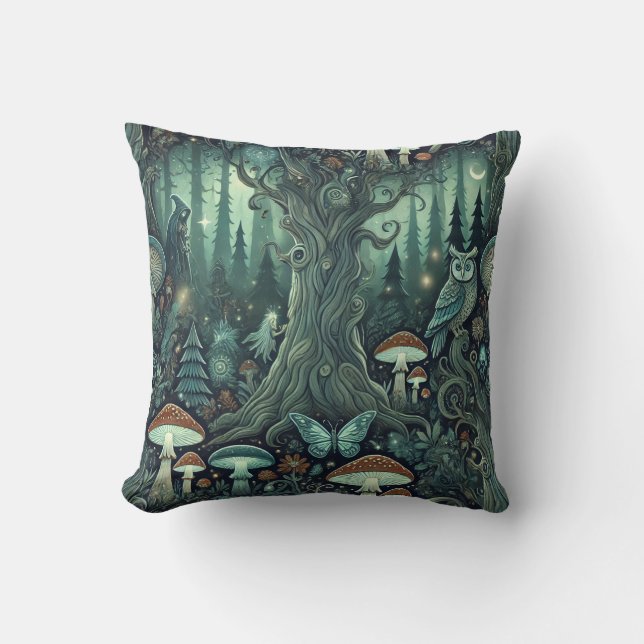 Mystical Forest Cushion (Front)