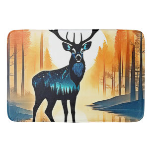 Mystical Forest Deer Bath Mat
