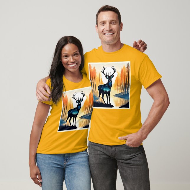 Mystical Forest Deer T-Shirt (Unisex)