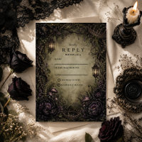 Mystical Forest Fairy Goth Wedding
